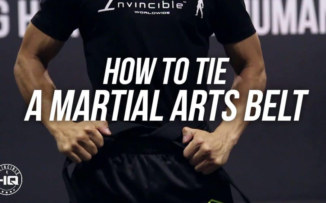 How To Tie A Martial Arts Belt With Meaning